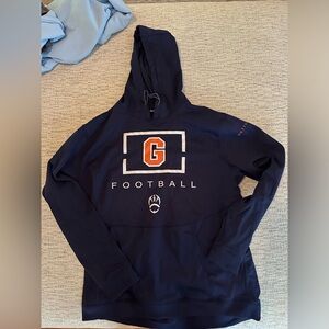 under armor gettysburg football size large sweatshirt